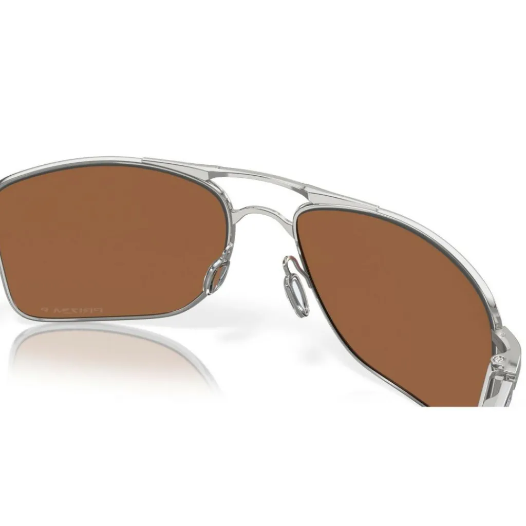 Oakley Gauge 8 zonnebril heren polished chrome< Zonnebrillen