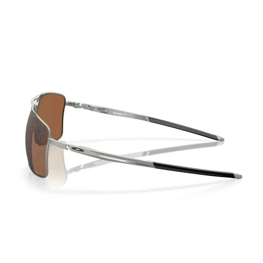 Oakley Gauge 8 zonnebril heren polished chrome< Zonnebrillen