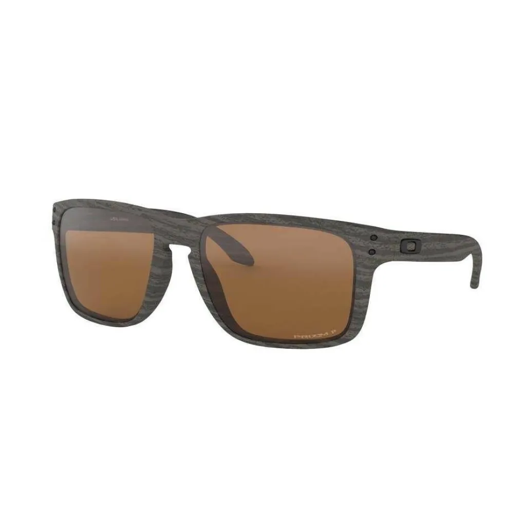 Zonnebrillen-Oakley Holbrook XL zonnebril heren woodgrain polarized