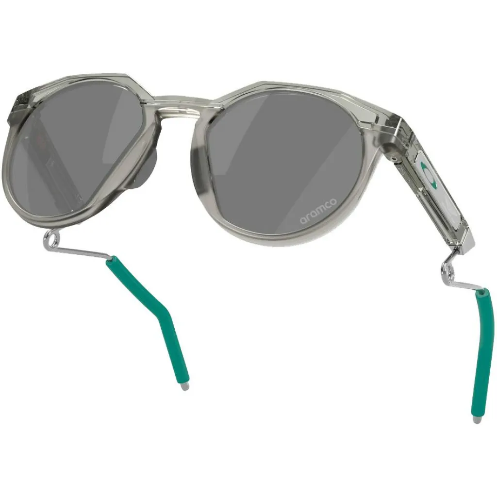 Oakley HSTN Aston Martin Aramco F1 Team zonnebril grey ink< Zonnebrillen