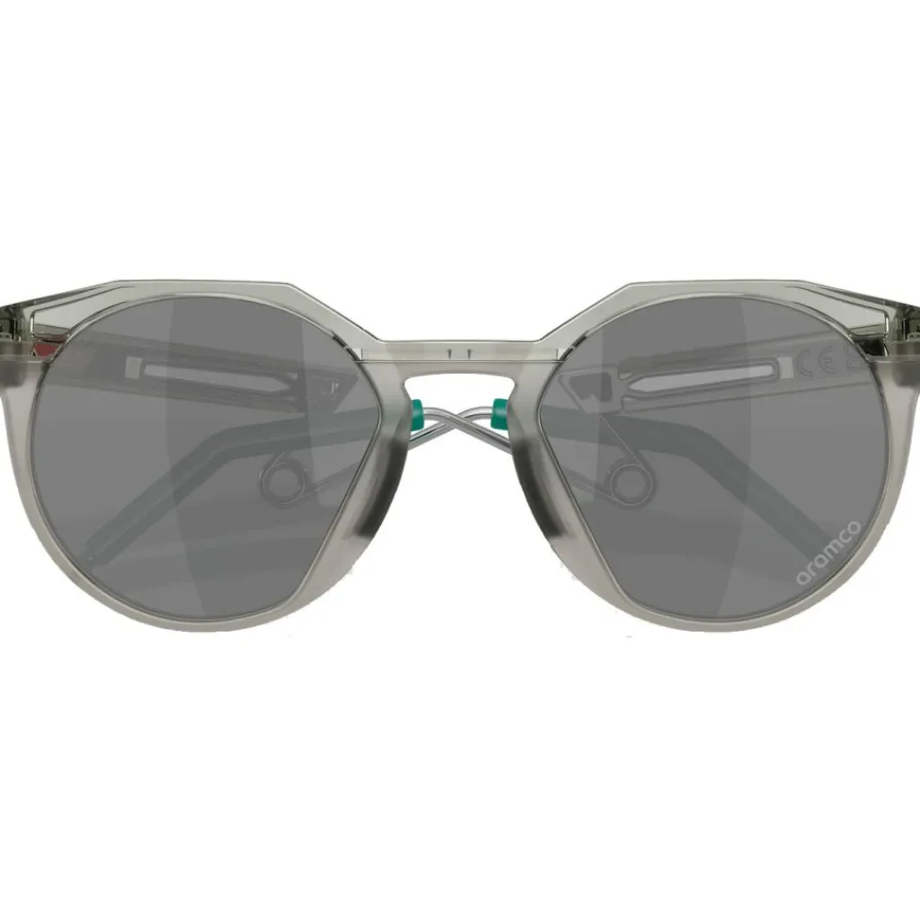 Oakley HSTN Aston Martin Aramco F1 Team zonnebril grey ink< Zonnebrillen