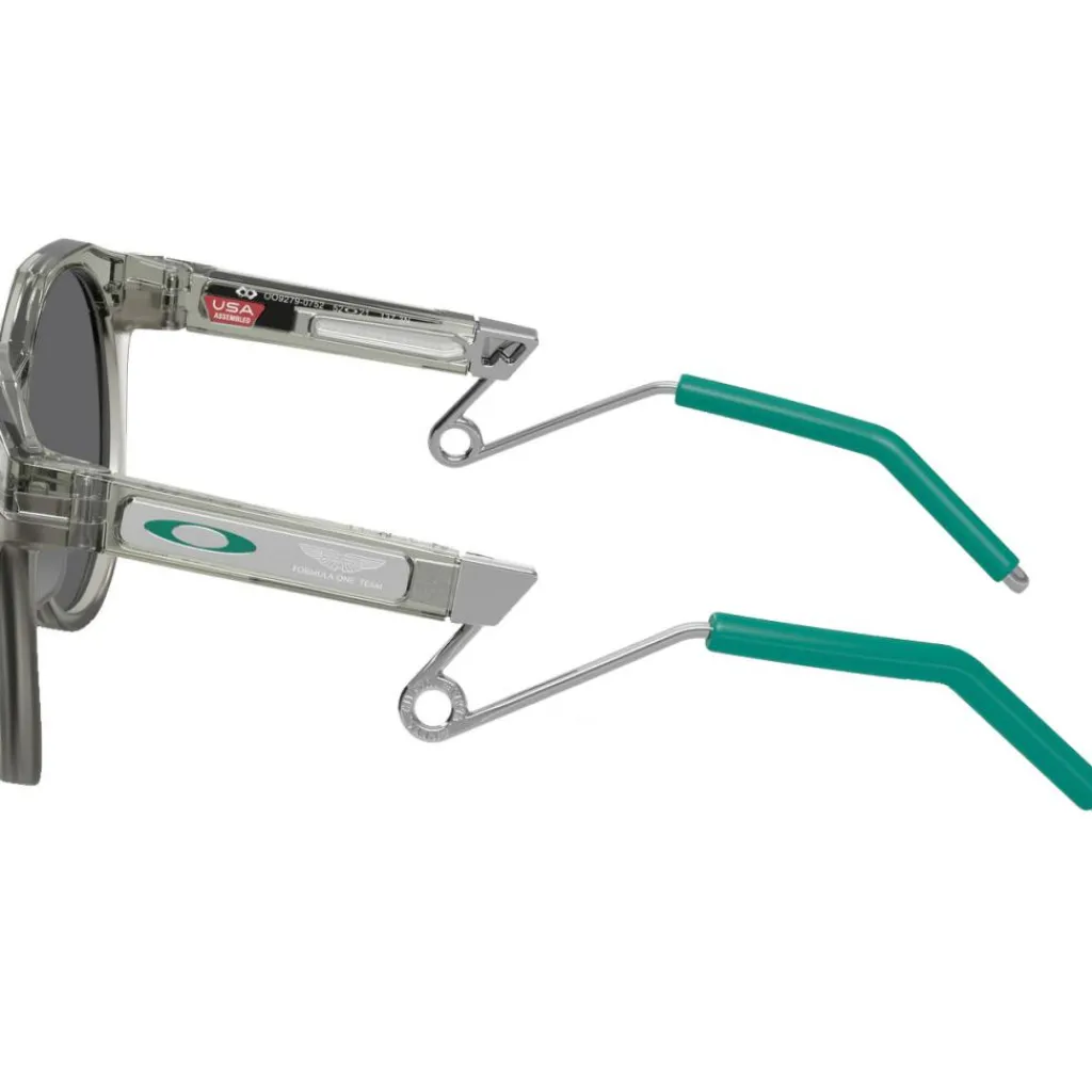 Oakley HSTN Aston Martin Aramco F1 Team zonnebril grey ink< Zonnebrillen