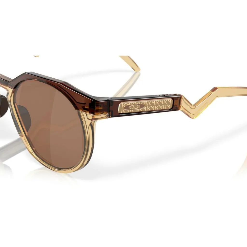 Zonnebrillen-Oakley Kylian Mbappé Signature Series HSTN zonnebril heren dark amber light curry