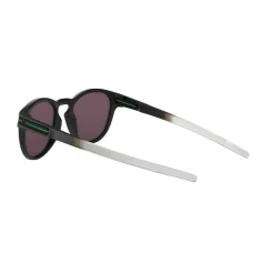 Oakley Latch zonnebril prizm grey jade alt iridium  matte black fade white< Zonnebrillen