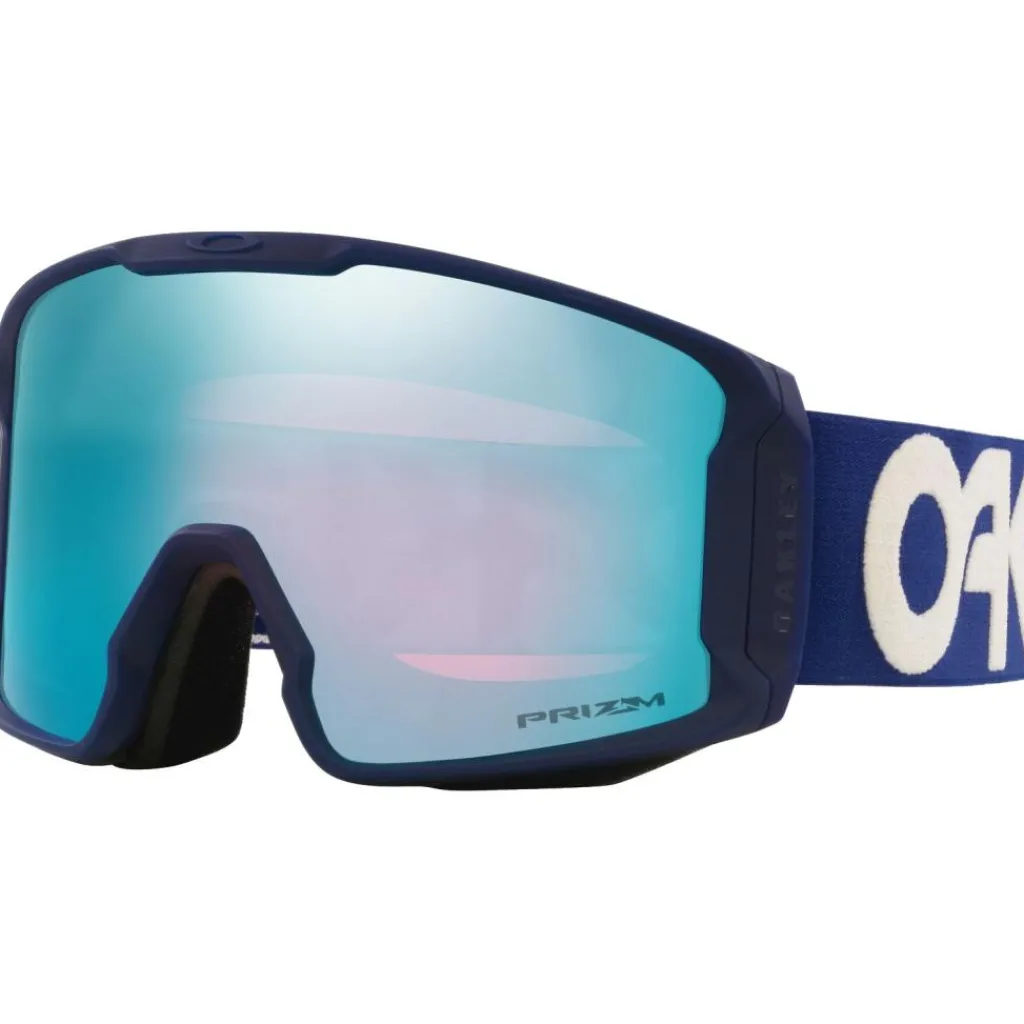 Oakley Line Miner L skibril prizm snow sapphire iridium matte navy< Skibrillen|Wintersport