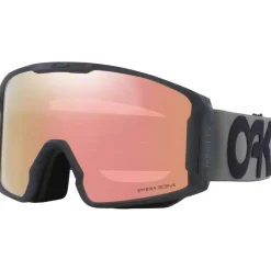Oakley Line Miner L skibril prizm rose gold iridium matte forged iron< Skibrillen|Wintersport