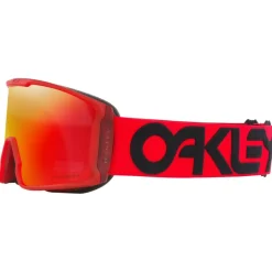 Oakley Line Miner L skibril prizm snow torch iridium matte redline< Skibrillen|Wintersport