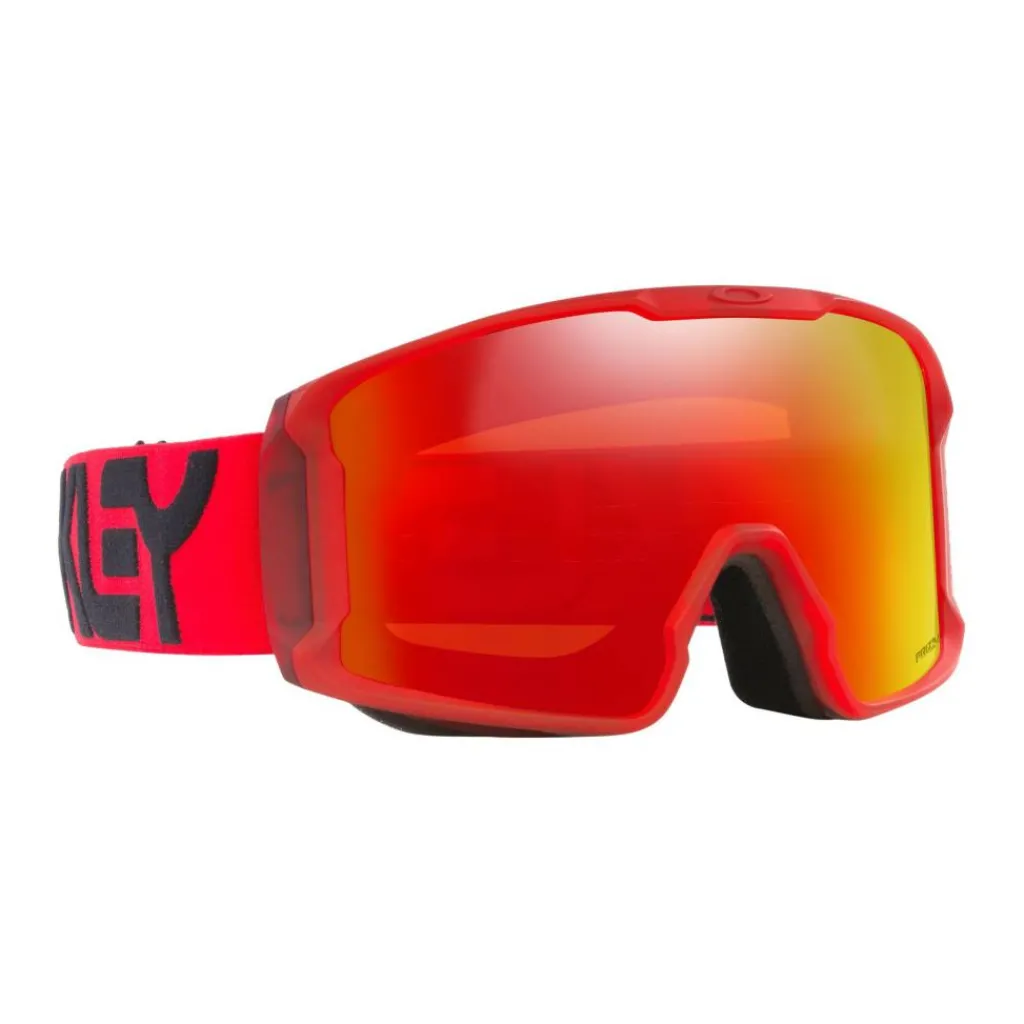 Oakley Line Miner L skibril prizm snow torch iridium matte redline< Skibrillen|Wintersport