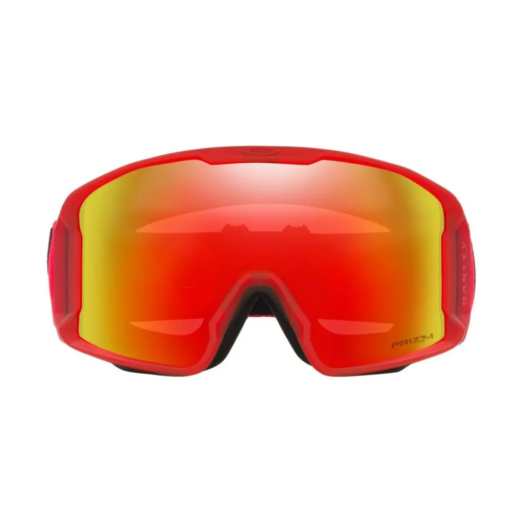 Oakley Line Miner L skibril prizm snow torch iridium matte redline< Skibrillen|Wintersport