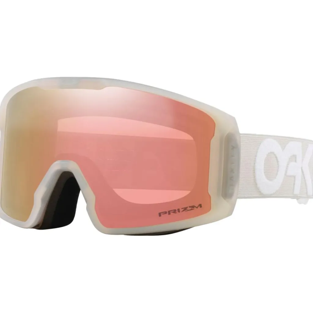 Skibrillen|Wintersport-Oakley Line Miner M skibril prizm rose gold iridium matte cool grey