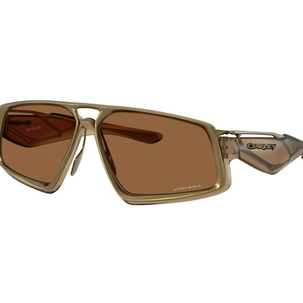 Zonnebrillen-Oakley Massillon zonnebril prizm bronze matte brown smoke