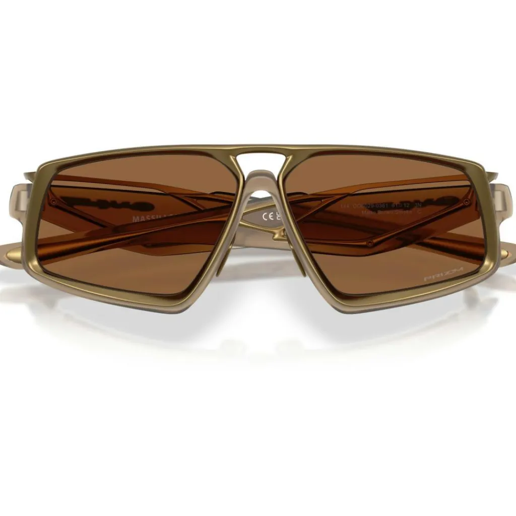 Zonnebrillen-Oakley Massillon zonnebril prizm bronze matte brown smoke