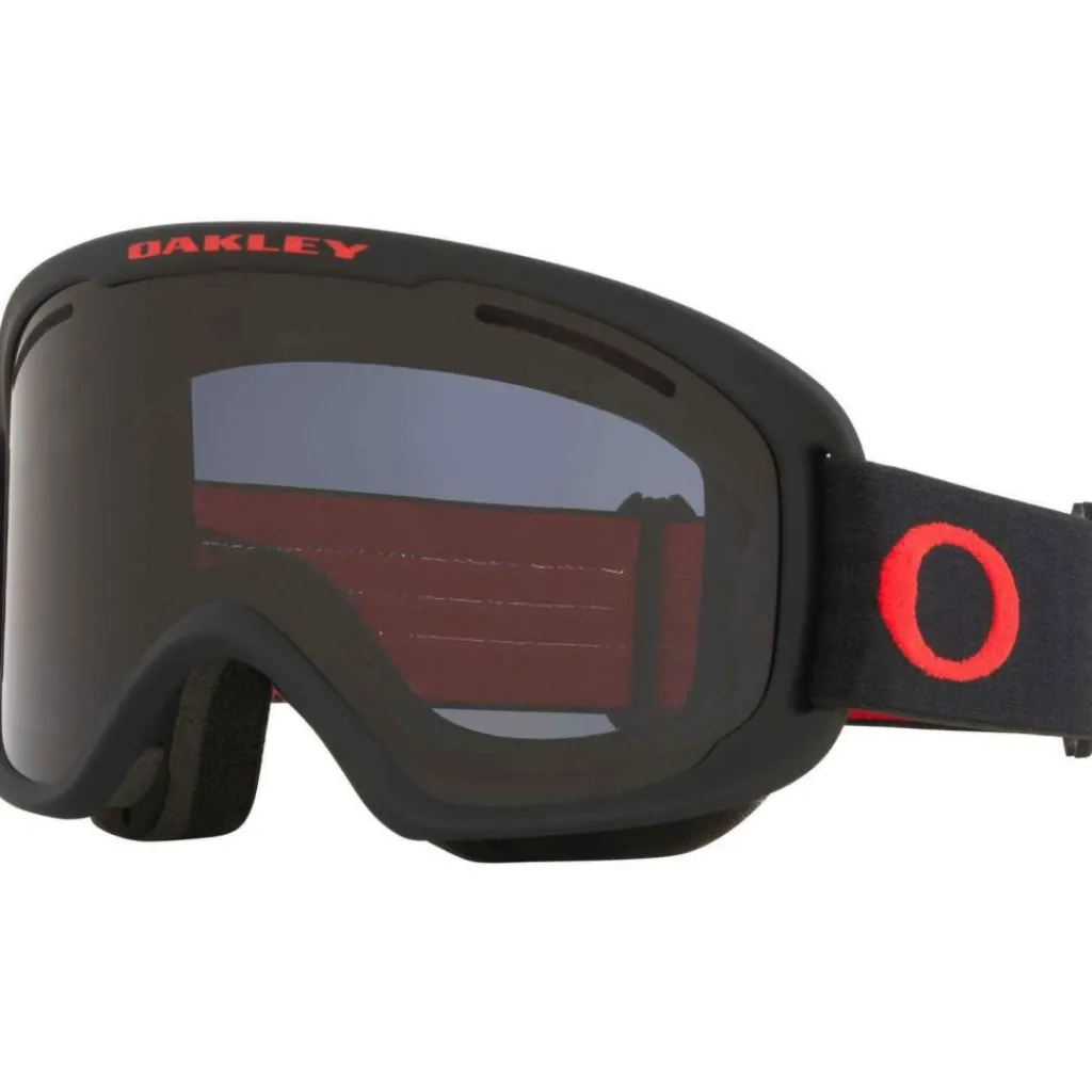 Skibrillen|Wintersport-Oakley O-Frame 2.0 PRO XM skibril dark grey black persimmon