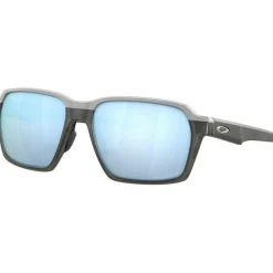 Oakley Parlay zonnebril prizm deep water matte grey smoke< Zonnebrillen
