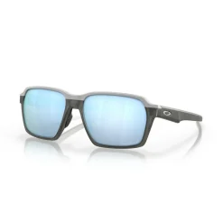 Oakley Parlay zonnebril prizm deep water matte grey smoke< Zonnebrillen