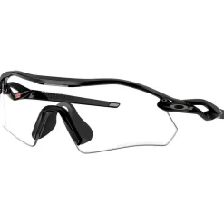 Oakley Radar Plate zonnebril clear to black iridium photochromic polished black< Zonnebrillen