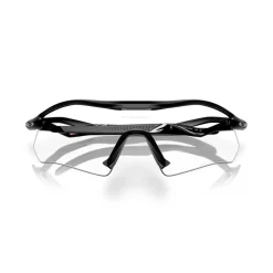 Oakley Radar Plate zonnebril clear to black iridium  photochromic polished black< Zonnebrillen