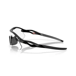 Oakley Radar Plate zonnebril clear to black iridium  photochromic polished black< Zonnebrillen