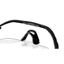 Oakley Radar Plate zonnebril clear to black iridium  photochromic polished black< Zonnebrillen