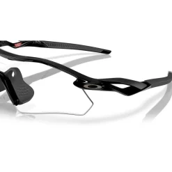 Oakley Radar Plate zonnebril clear to black iridium  photochromic polished black< Zonnebrillen