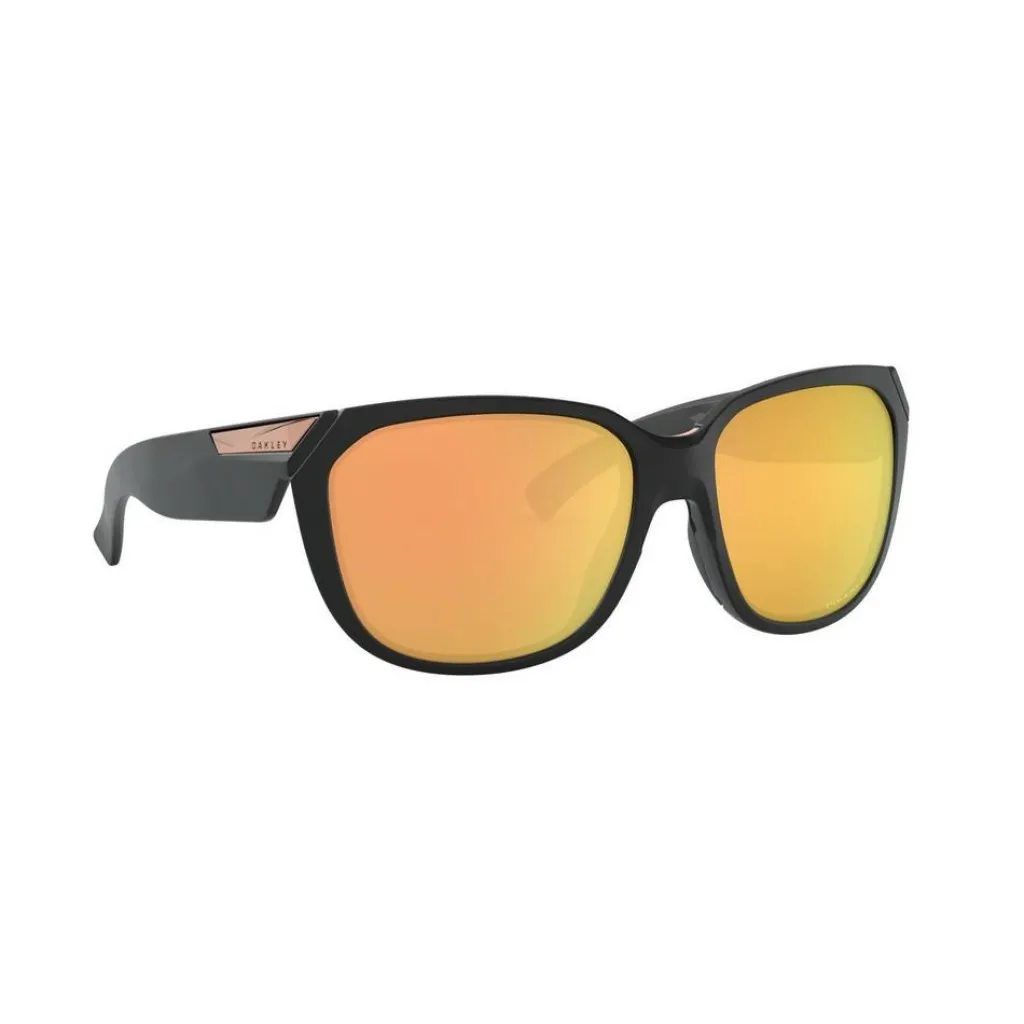 Zonnebrillen-Oakley Rev Up zonnebril dames prizm rose gold polarized matte black