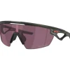 Zonnebrillen-Oakley Sphaera Troy Lee Designs Series zonnebril prizm  road black troy lee designs matte olive ink