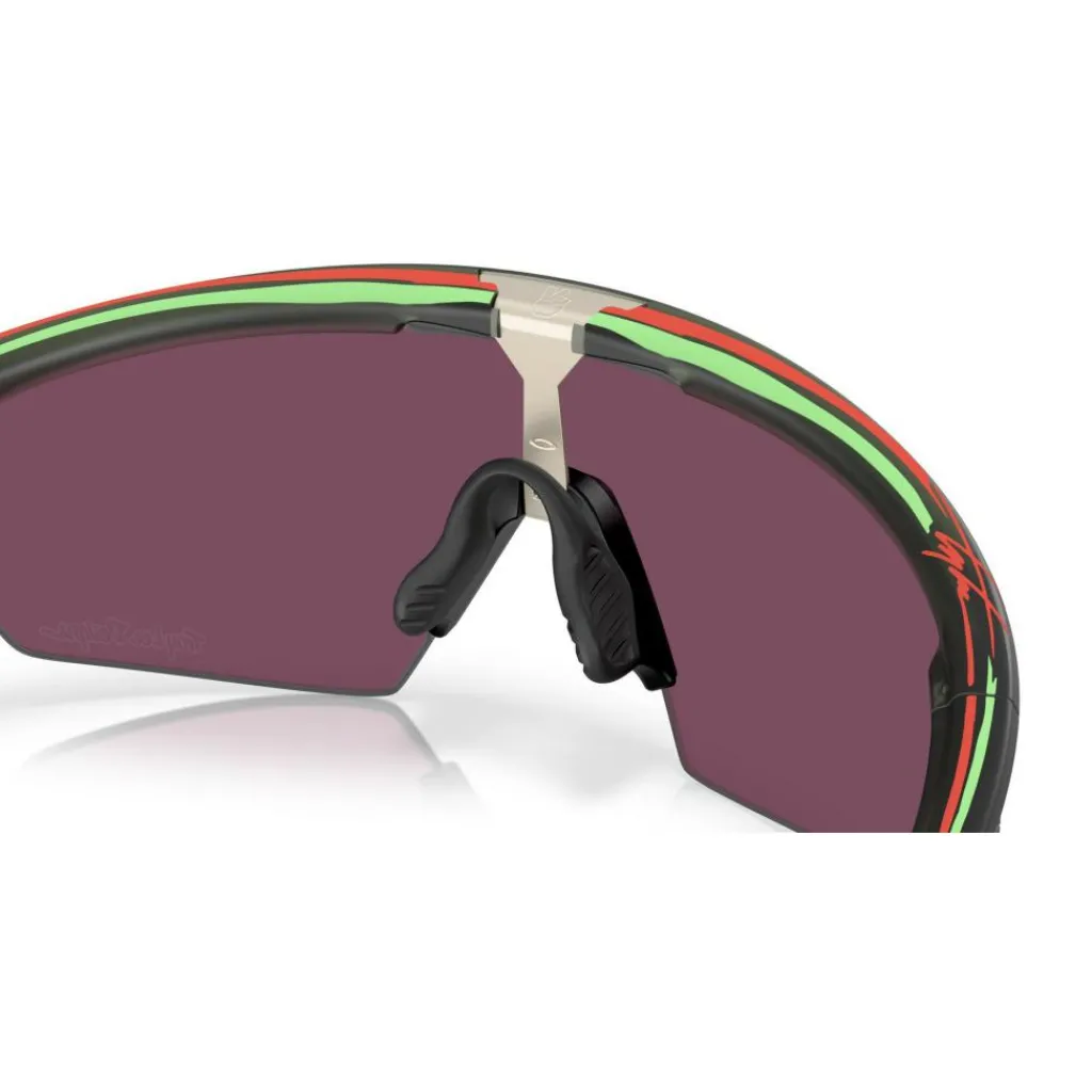 Zonnebrillen-Oakley Sphaera Troy Lee Designs Series zonnebril prizm road black troy lee designs matte olive ink