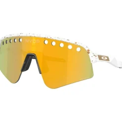Oakley Sutro Lite Sweep Mathieu Van Der Poel Signature  Series zonnebril prizm 24k red gold splatter< Zonnebrillen