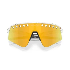 Oakley Sutro Lite Sweep Mathieu Van Der Poel Signature  Series zonnebril prizm 24k red gold splatter< Zonnebrillen