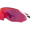 Zonnebrillen-Oakley Velo Kato zonnebril prizm road matte white