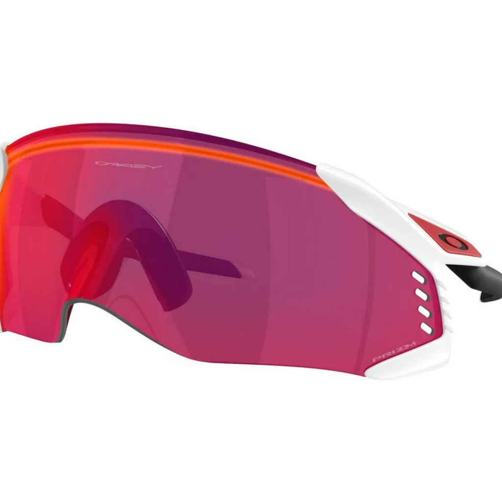 Zonnebrillen-Oakley Velo Kato zonnebril prizm road matte white