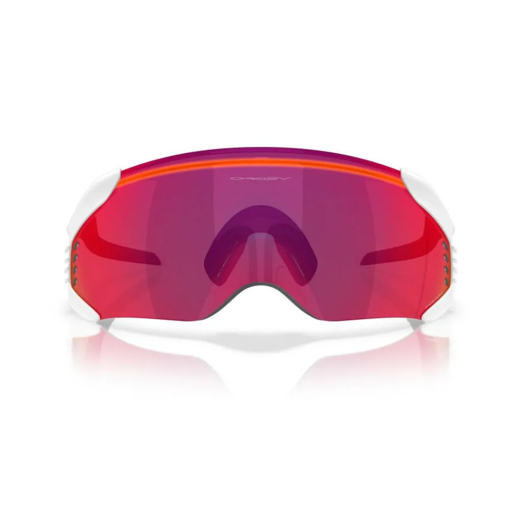 Zonnebrillen-Oakley Velo Kato zonnebril prizm road matte white