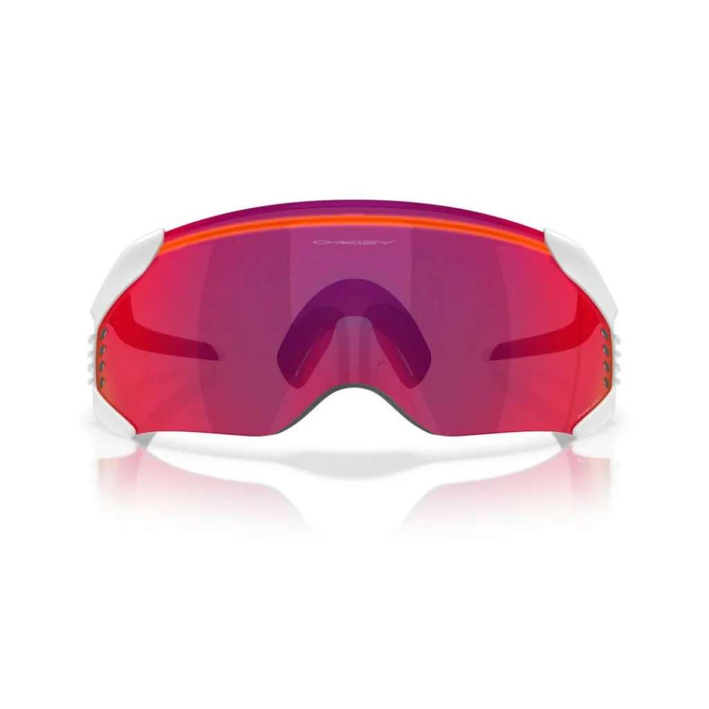 Zonnebrillen-Oakley Velo Kato zonnebril prizm road matte white