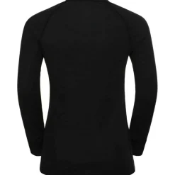 Thermokleding|Wintersport-ODLO Active Warm Eco LS thermoshirt junior black