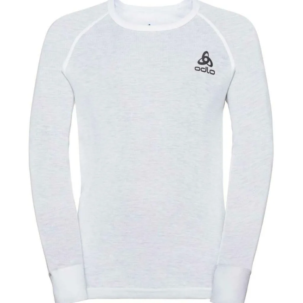 Thermokleding|Wintersport-ODLO Active Warm Eco LS thermoshirt junior white