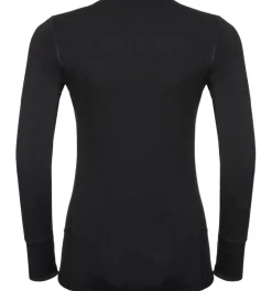 ODLO Natural 100 Merino Warm LS thermoshirt dames black< Thermokleding|Wintersport