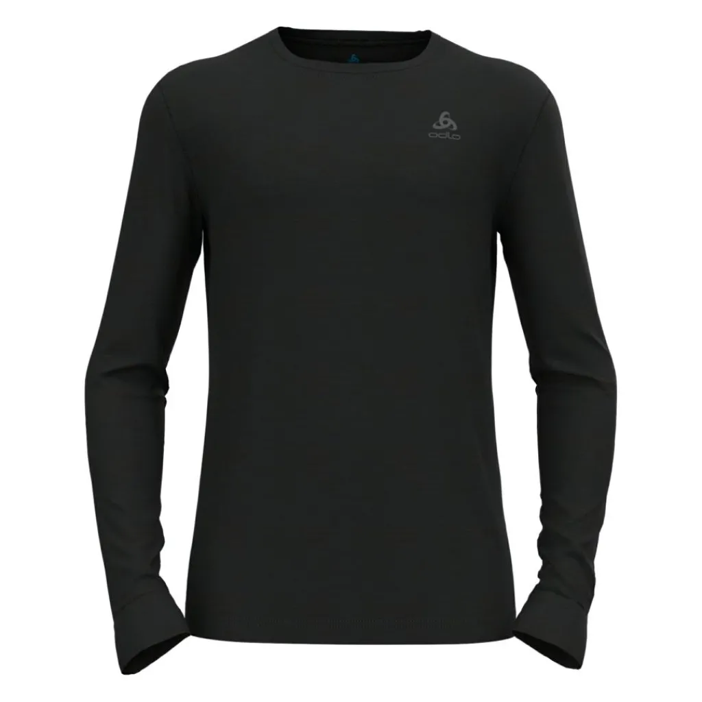 ODLO Natural Merino 200 LS thermoshirt heren black< Thermokleding|Wintersport