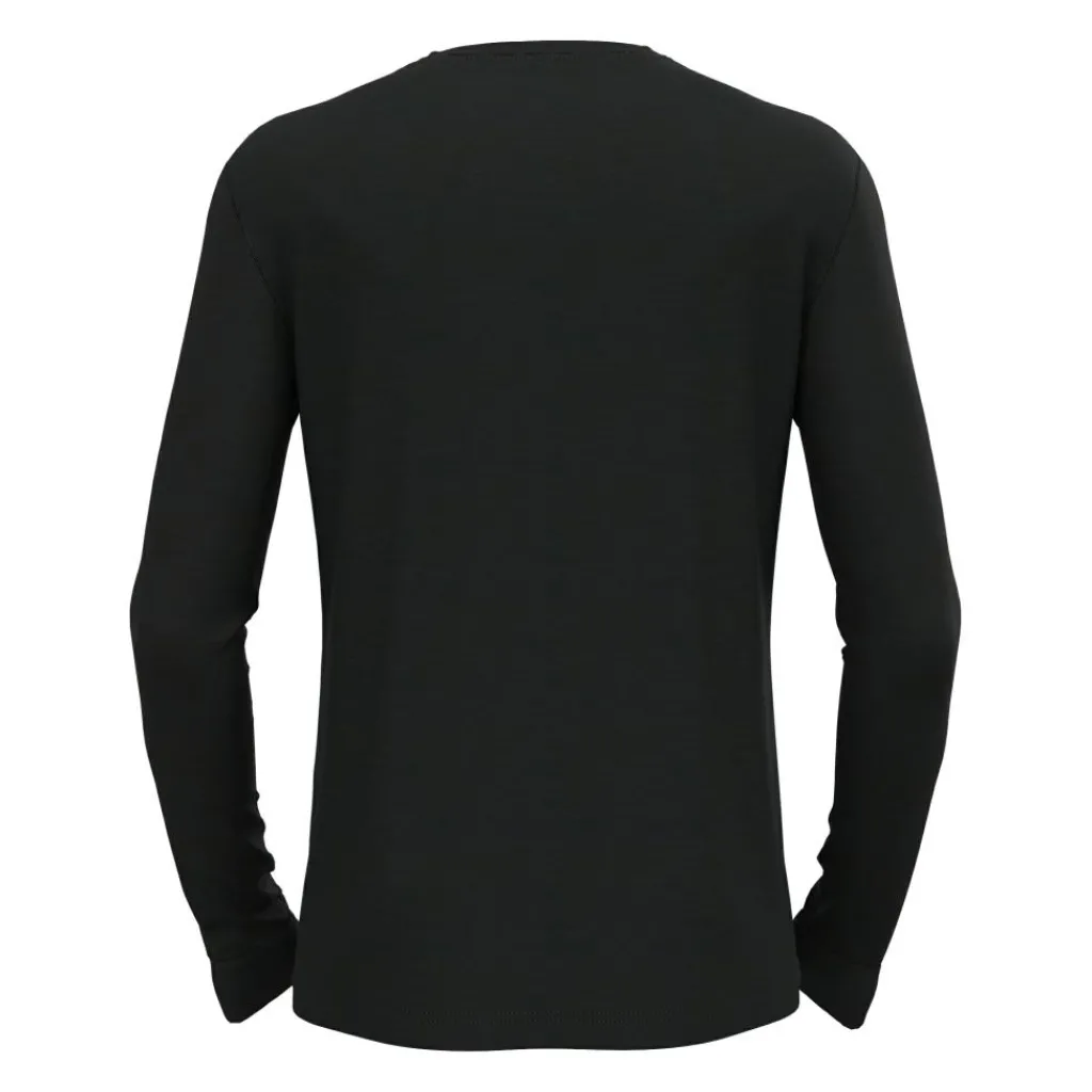 ODLO Natural Merino 200 LS thermoshirt heren black< Thermokleding|Wintersport