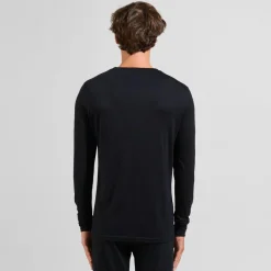 ODLO Natural Merino 200 LS thermoshirt heren black< Thermokleding|Wintersport