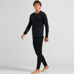 ODLO Natural Merino 200 LS thermoshirt heren black< Thermokleding|Wintersport