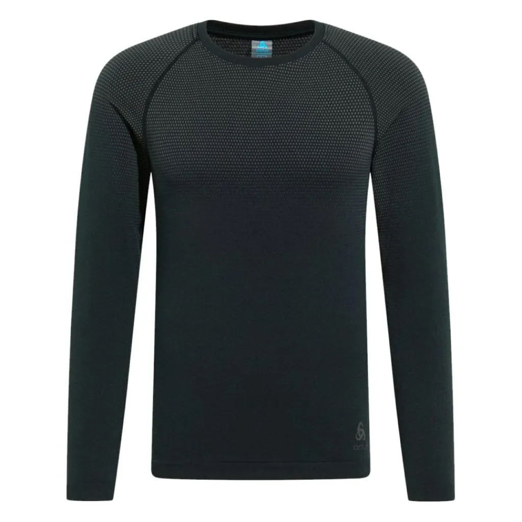 Thermokleding|Wintersport-ODLO Performance Light Eco LS thermoshirt heren black