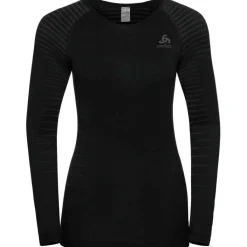 Thermokleding|Wintersport-ODLO Performance Light LS thermoshirt dames black