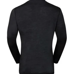 Thermokleding|Wintersport-ODLO Performance Wool Light LS thermoshirt heren black