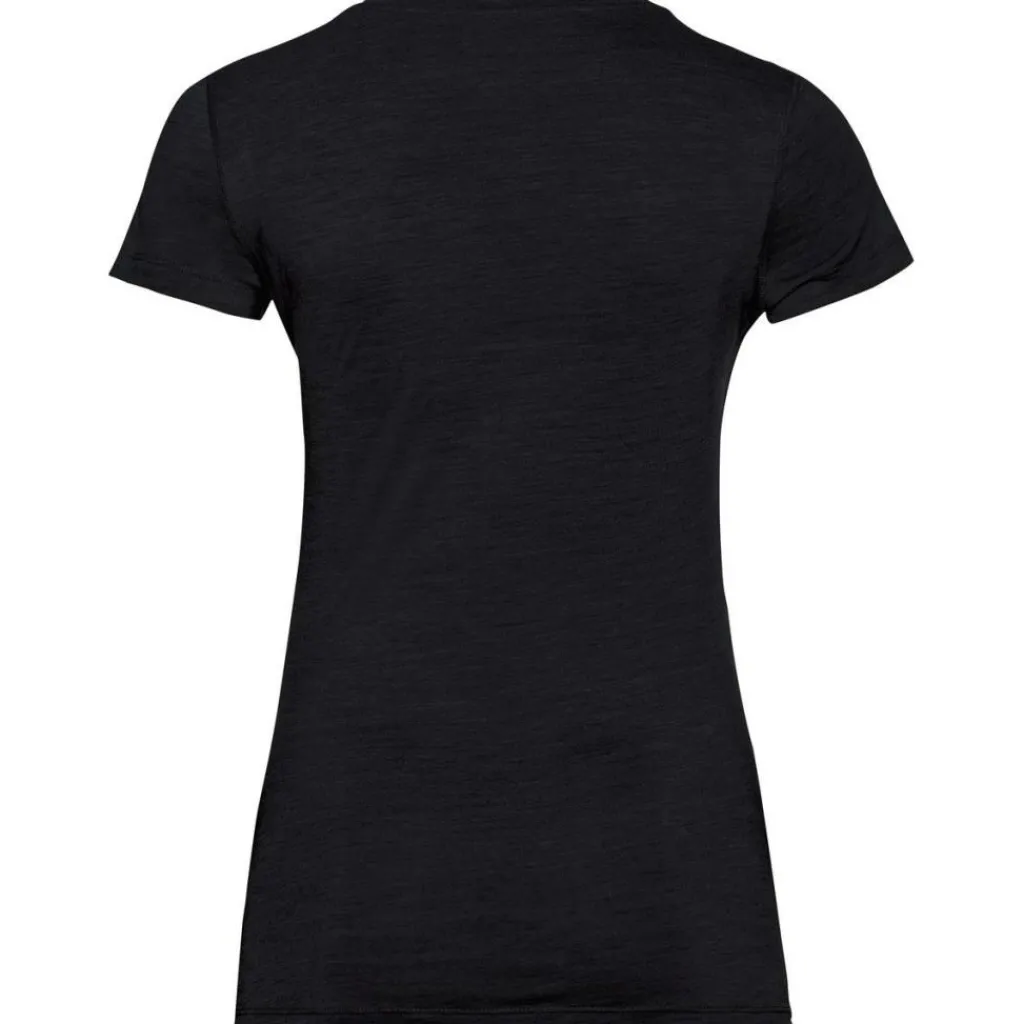 Thermokleding|Wintersport-ODLO Performance Wool Light SS thermoshirt dames black