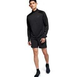 On Climate hardloopshirt heren black< Hardloopkleding