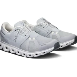 Hardloopschoenen-On Cloud 6 hardloopschoenen heren glacier white