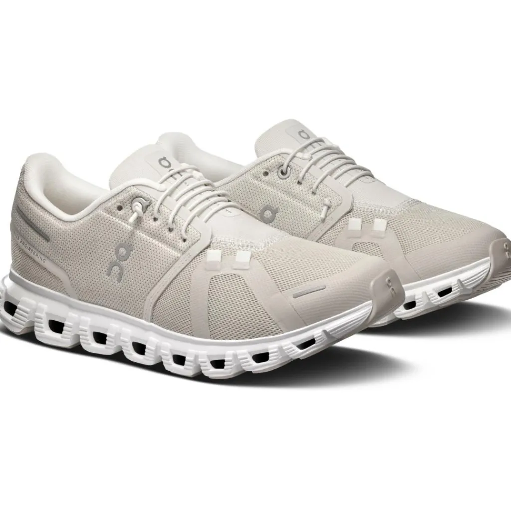 Hardloopschoenen-On Cloud 6 hardloopschoenen dames pearl white