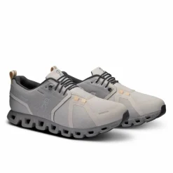 Hardloopschoenen-On Cloud 5 Waterproof hardloopschoenen dames pearl fog