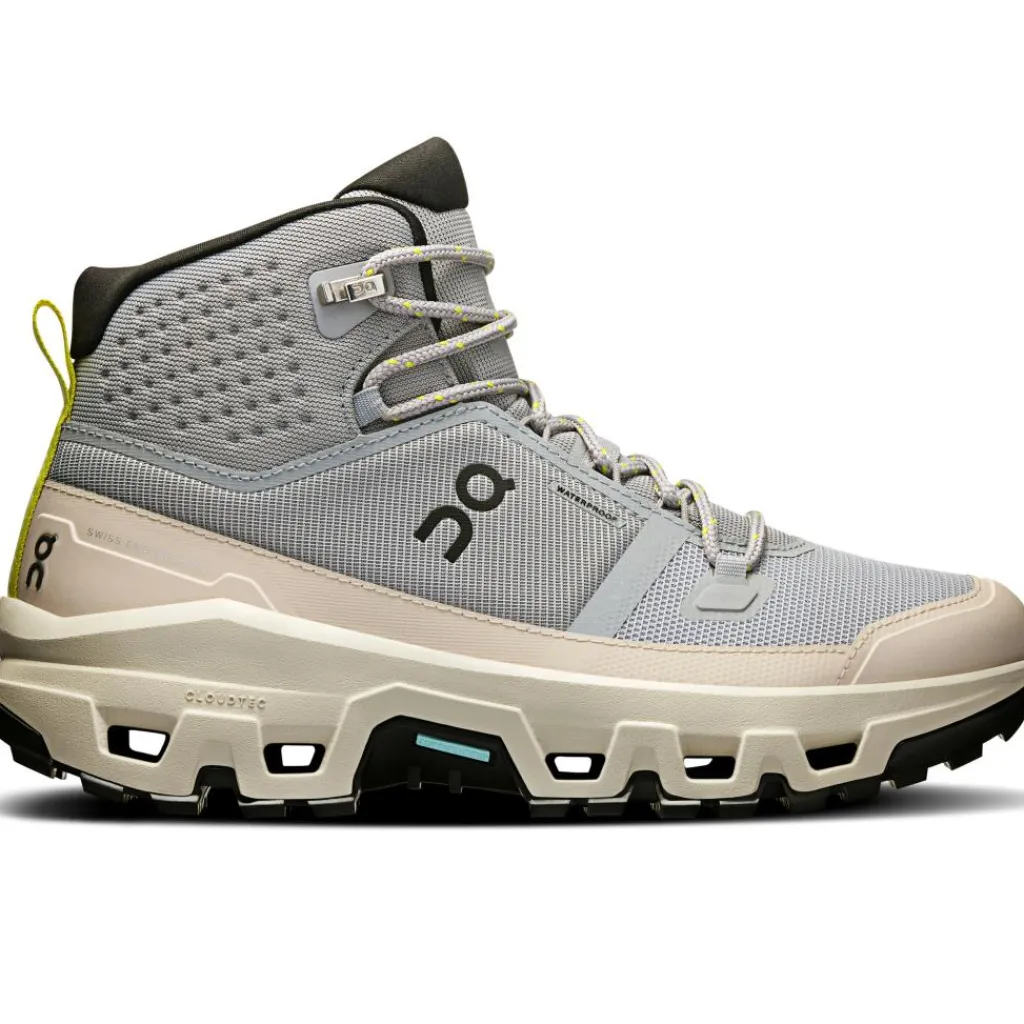 On Cloudrock Mid wandelschoenen dames alloy ice< Wandelen|Wandelschoenen