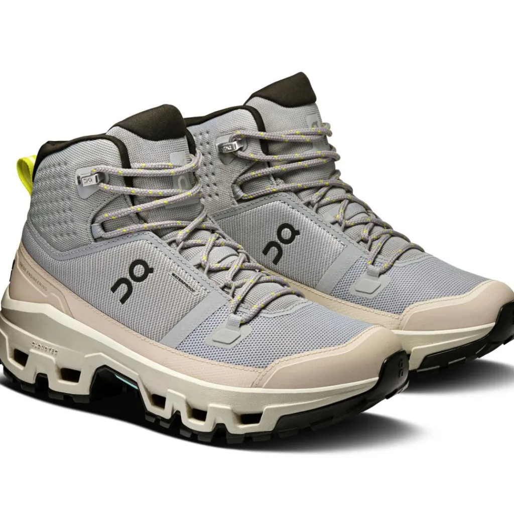 On Cloudrock Mid wandelschoenen dames alloy ice< Wandelen|Wandelschoenen